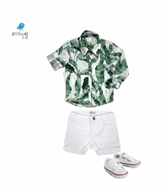 Camisa Dado - Verde | Folhas - comprar online