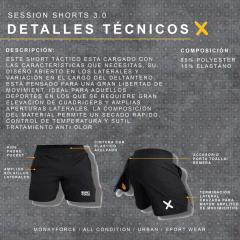 Session Short 3.0 Yellow Monky