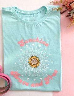 tshirt sunshine azul - comprar online