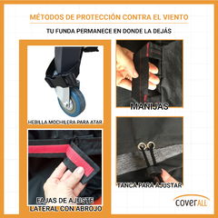 Funda Parrilla Tromen Chulengo 110x110x60cm 100% Impermeable - tienda online