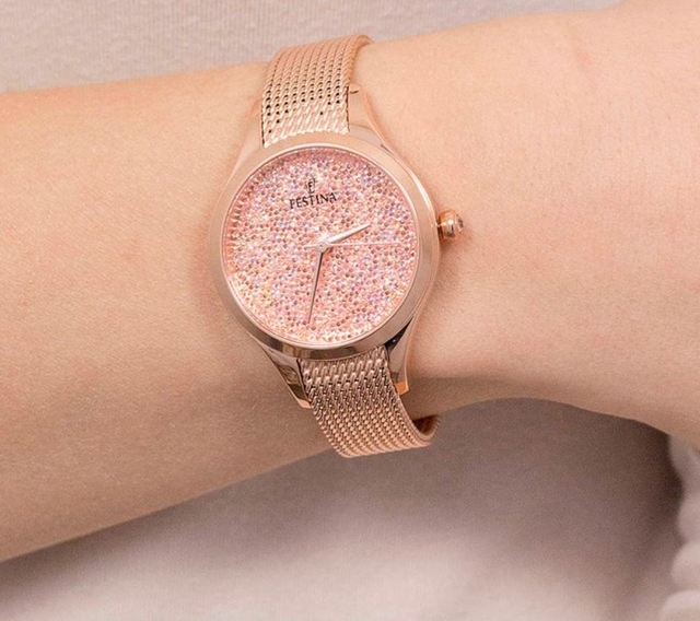 Reloj Mujer Festina Mademiselle con Swarovski Rosé F20338