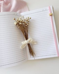Caderno Pequeno Off White Arabescos Florais - comprar online