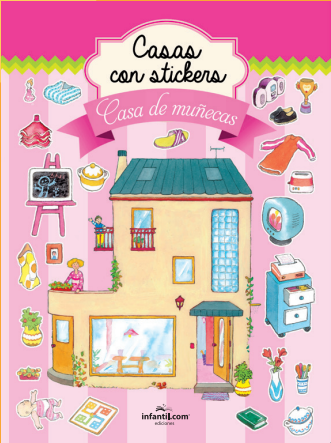 Libro de la colección "Casa con stickers"