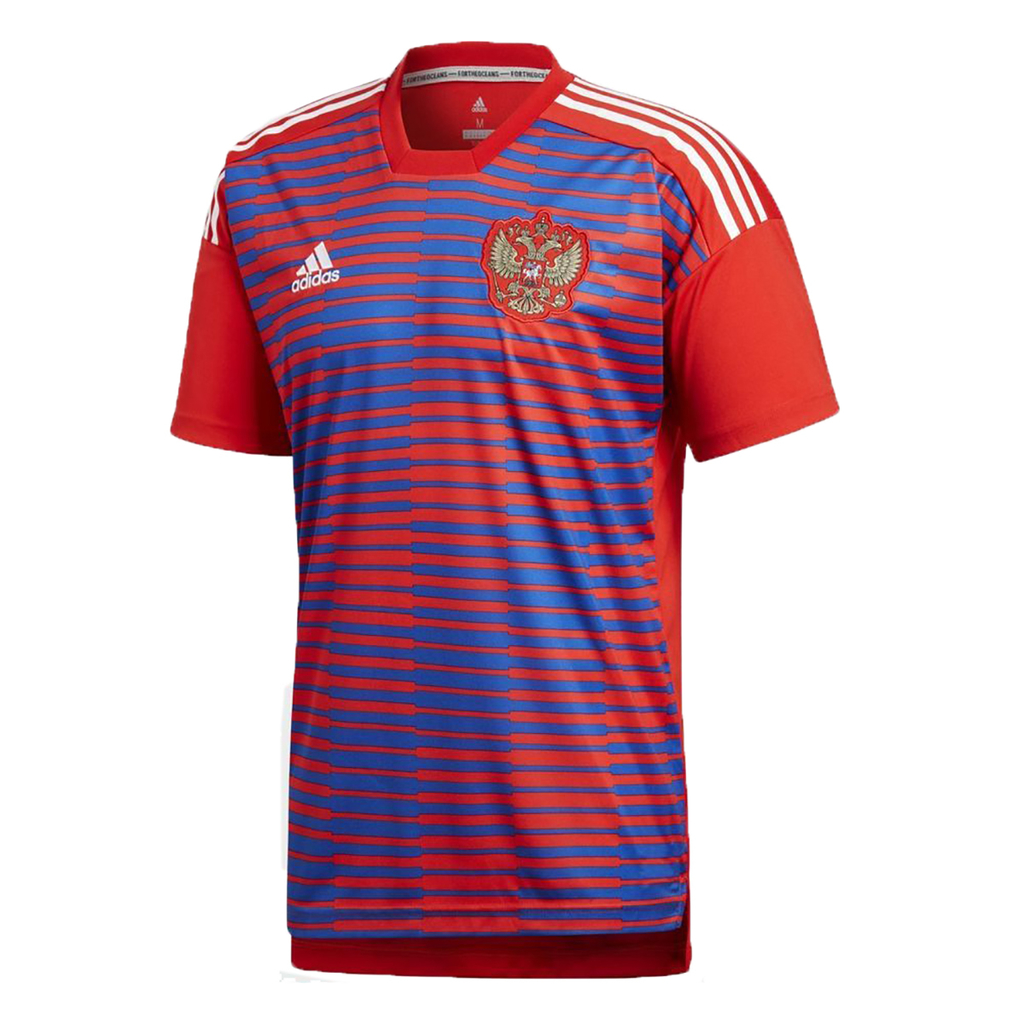 Camiseta De Rusia Pre-match Adidas 2018 - Adulto