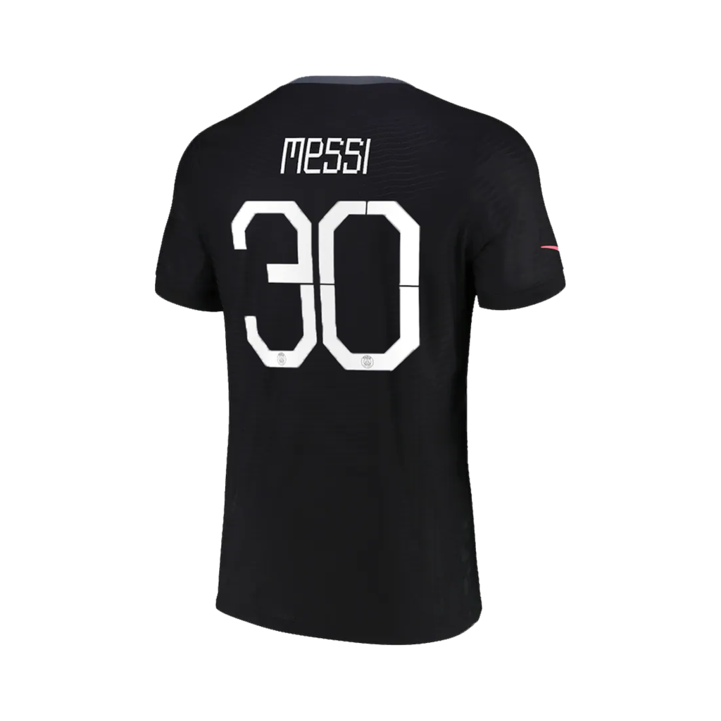Camiseta PSG Paris Saint Germain Tercera Vapor Match Nike 2022 #30 Messi  Edición Champions - Adulto