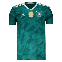 Camiseta Selección Alemania Suplente Adidas + Parche Campeón del Mundo - Adulto