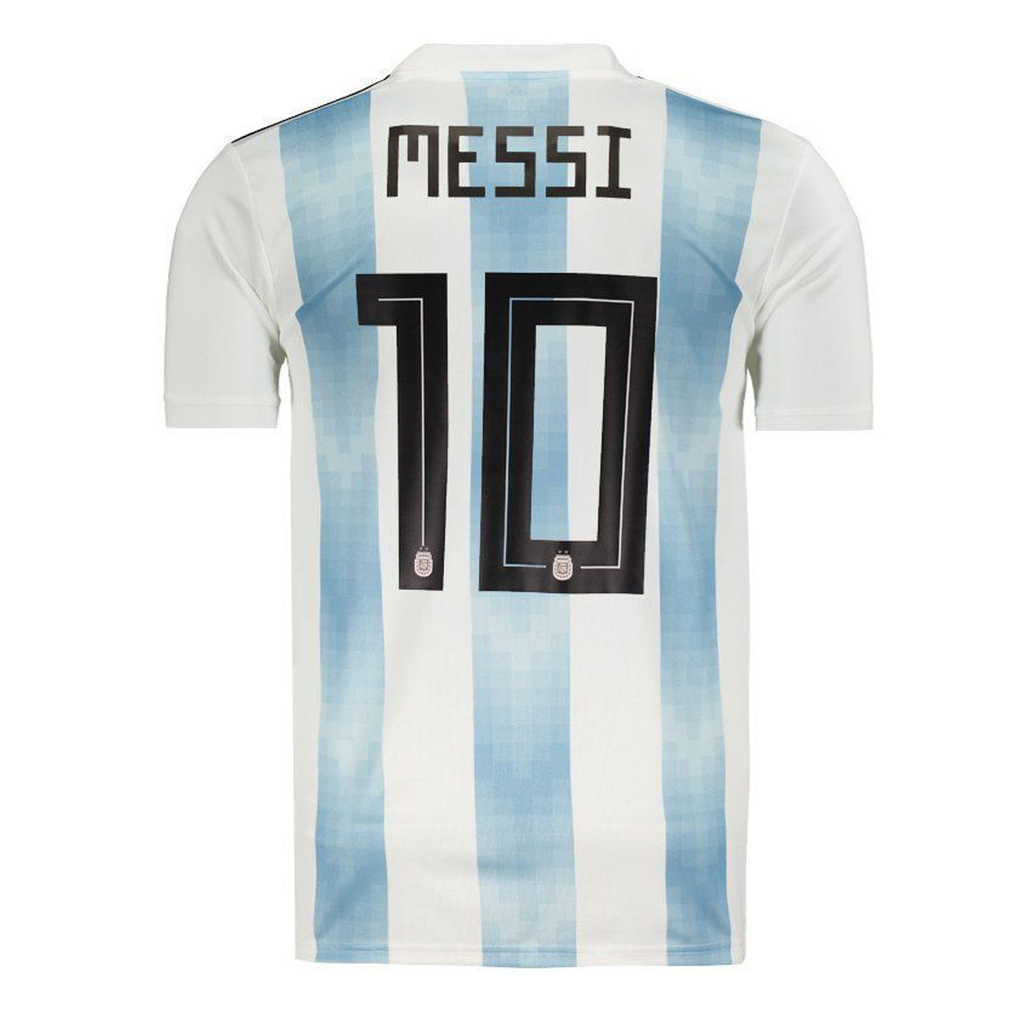 Camiseta Selección Argentina Titular Adidas 2018 #10 Messi - Adulto
