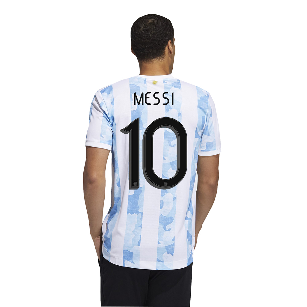 Camiseta Adidas AFA Selección Argentina 2021 #10 MESSI Performance + Parche  Campeón de América+ Parches Copa América - Adulto