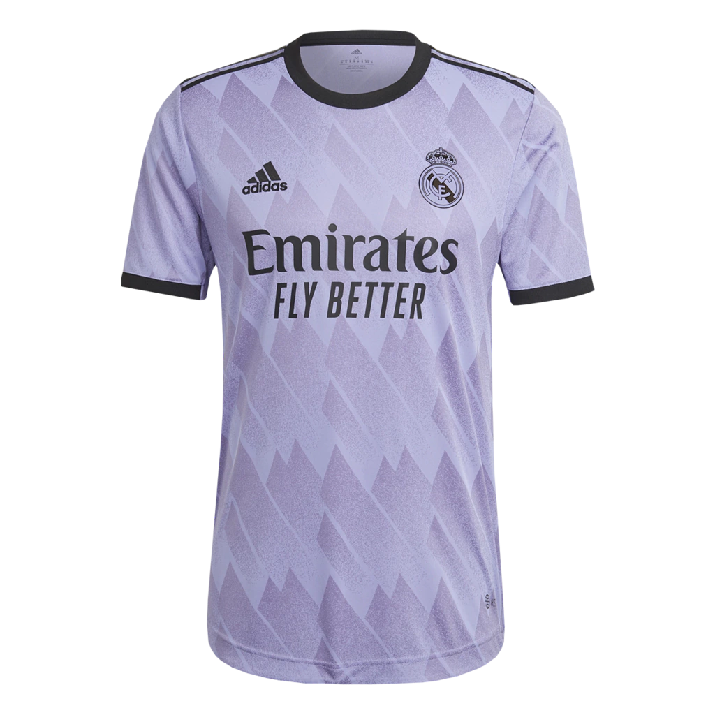 Camiseta Real Madrid Suplente Adidas Authentic Modelo Liga #9 Benzema  2022/23 - Adulto