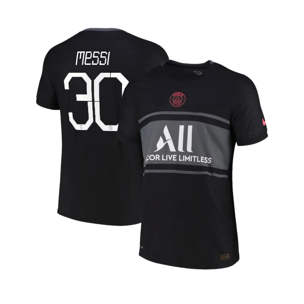 Camiseta PSG Paris Saint Germain Tercera Vapor Match Nike 2022 #30 Messi  Edición Champions - Adulto