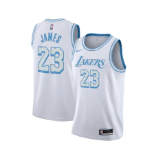 Musculosa Angeles Lakers Nike White #23 James - Adulto
