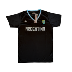 Remera Básquet Selección Argentina Kappa C/negro - Adulto