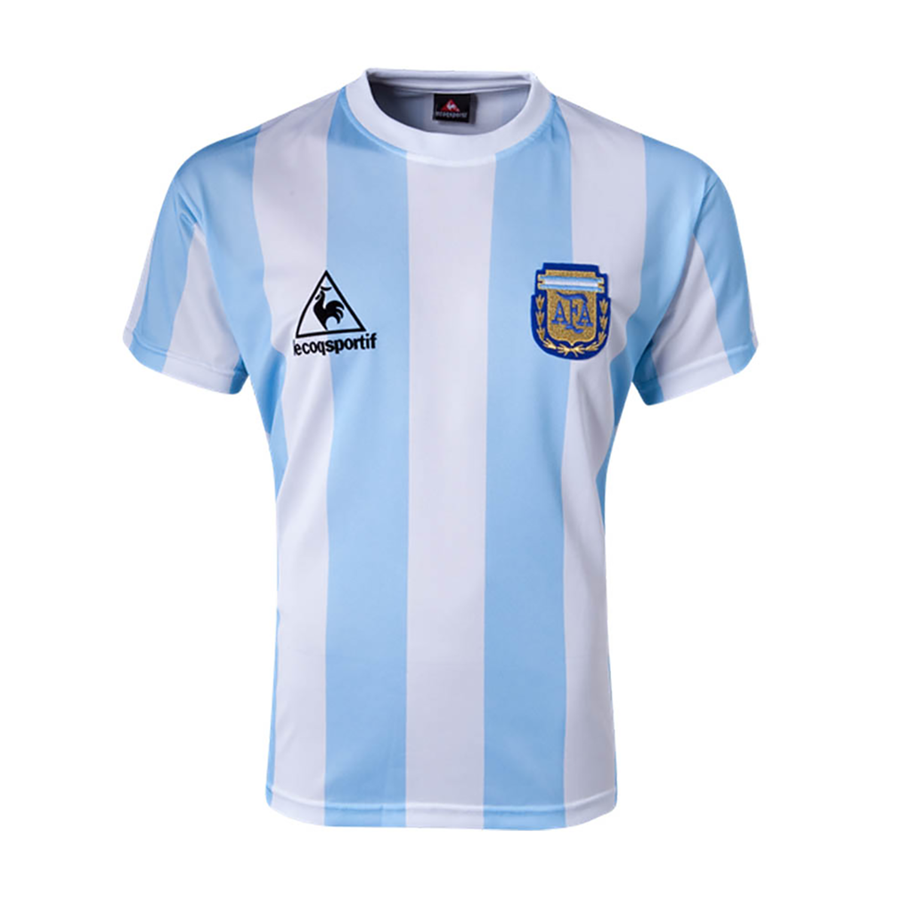 camiseta de argentina mundial 1986