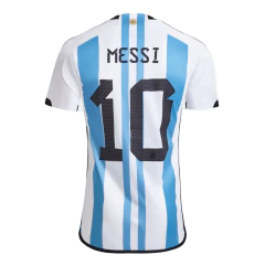 Camiseta AFA Selección Argentina Adidas Mundial Qatar 2022 #10 Messi - Adulto en internet