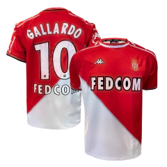 Camiseta Mónaco FC Titular Kappa 1999/2000 #10 Gallardo - Adulto
