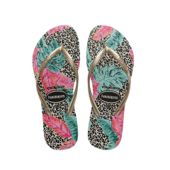 Ojota Havaianas Slim Animal Floral Beige - comprar online