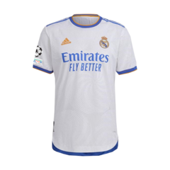 Camiseta Real Madrid Titular Adidas Authentic 2022 #9 Benzema - Adulto en internet