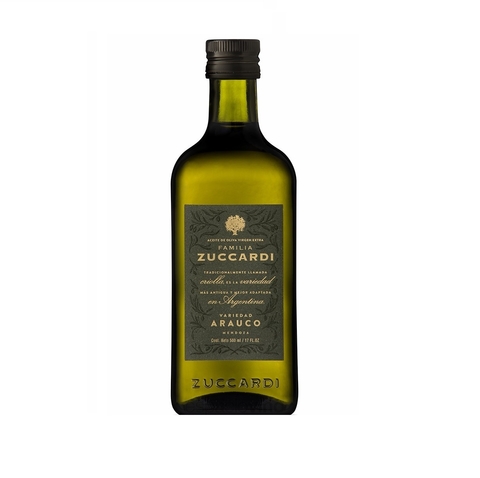 Aceite de oliva Arauco x 500 ml - Familia Zuccardi