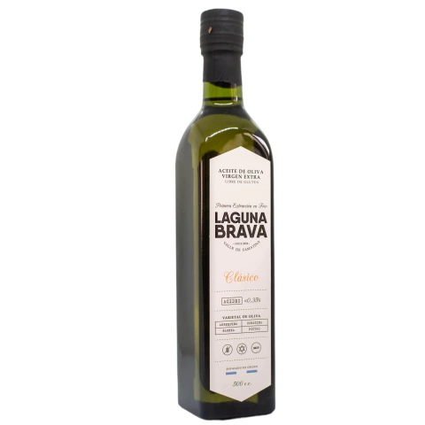 Aceite de Oliva Extra Virgen Clasico x 500 c.c.- Laguna Brava