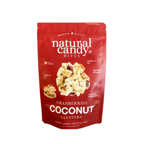 Granola Cluster Cranberries Coconut x 100 grs. - Natural Candy