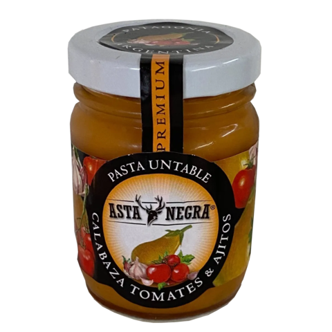 Pasta de calabaza tomates y ajitos x 80 grs - Asta Negra