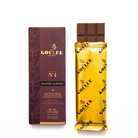 Tableta Chocolate & Almendras x 50 grs. - La Goulue Chocolatier (Edición Especial)