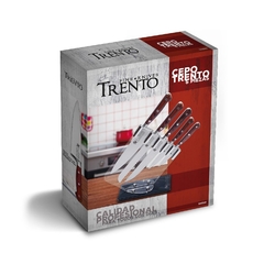 CEPO DE CUCHILLOS DE MADERA TRANSPARENTE - TRENTO - comprar online