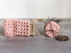 Imagen de Bolsita jabón tejida crochet