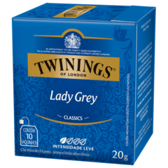 Chá Lady Grey Twinings 10 Sachês 20G