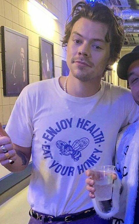 Camiseta Harry Styles Enjoy Health Eat Your Honey