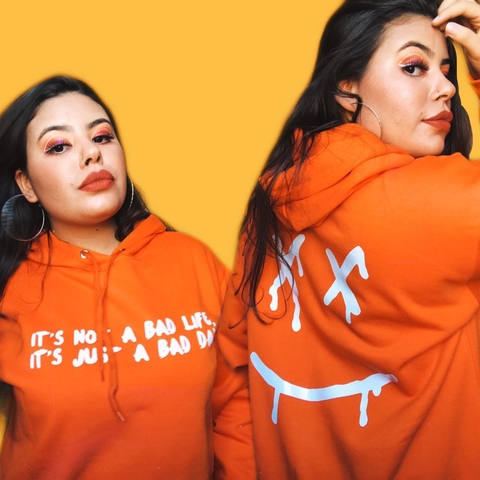 5sos orange moletom com capuz