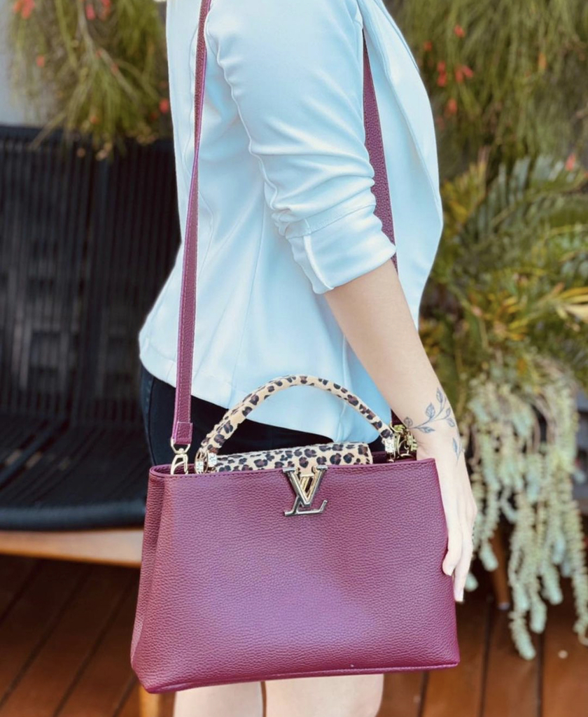 louis vuitton bolsa pink strap