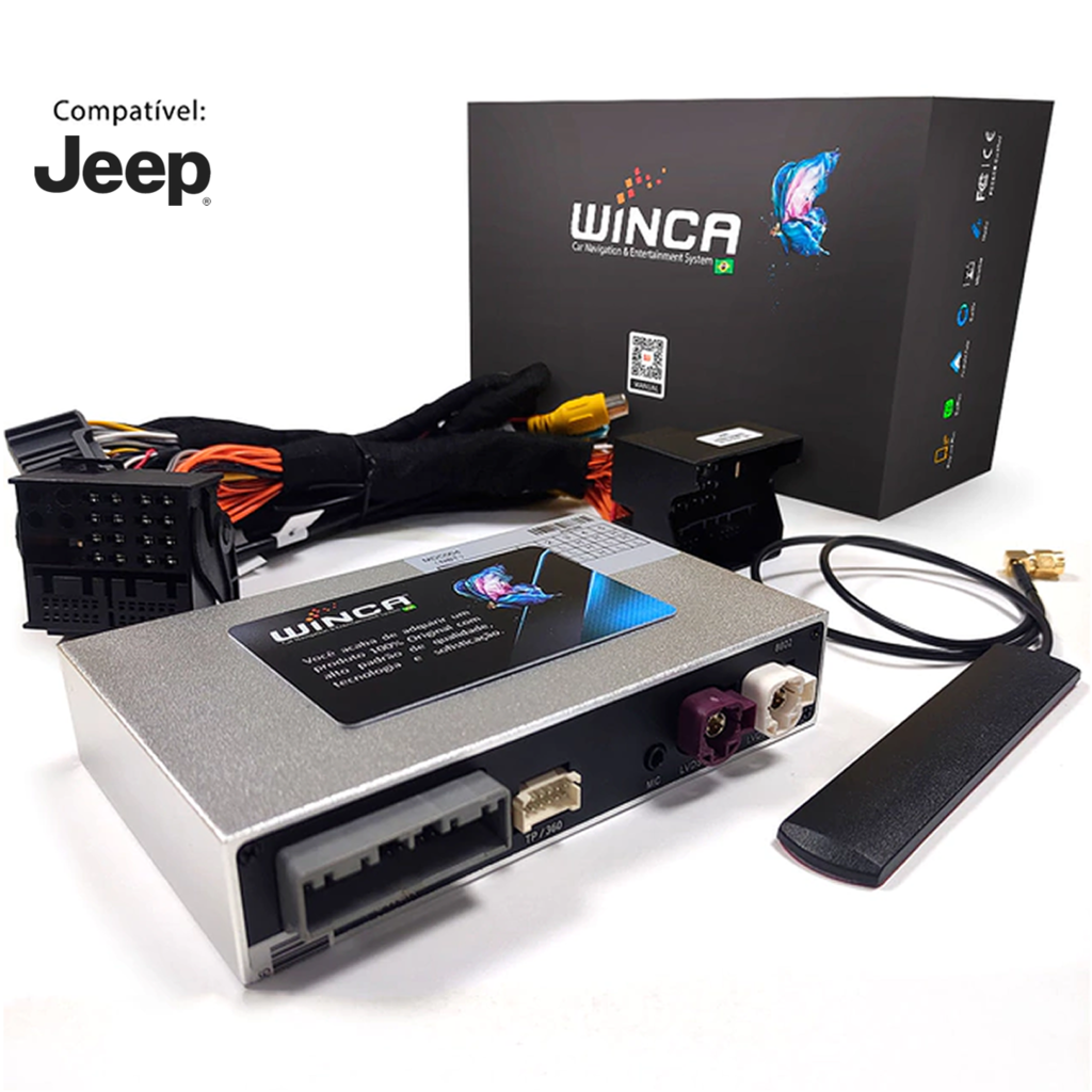 INTERFACE CARPLAY JEEP RENEGADE 7 POL