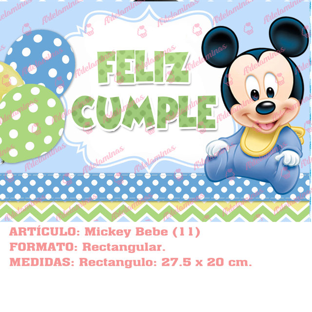 Mickey Bebe Comprar En Artelaminas Mickey Bebe Comprar En Artelaminas