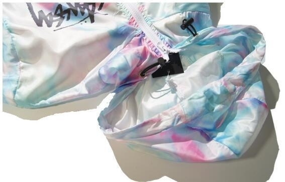 jaqueta stussy colorful windbreaker