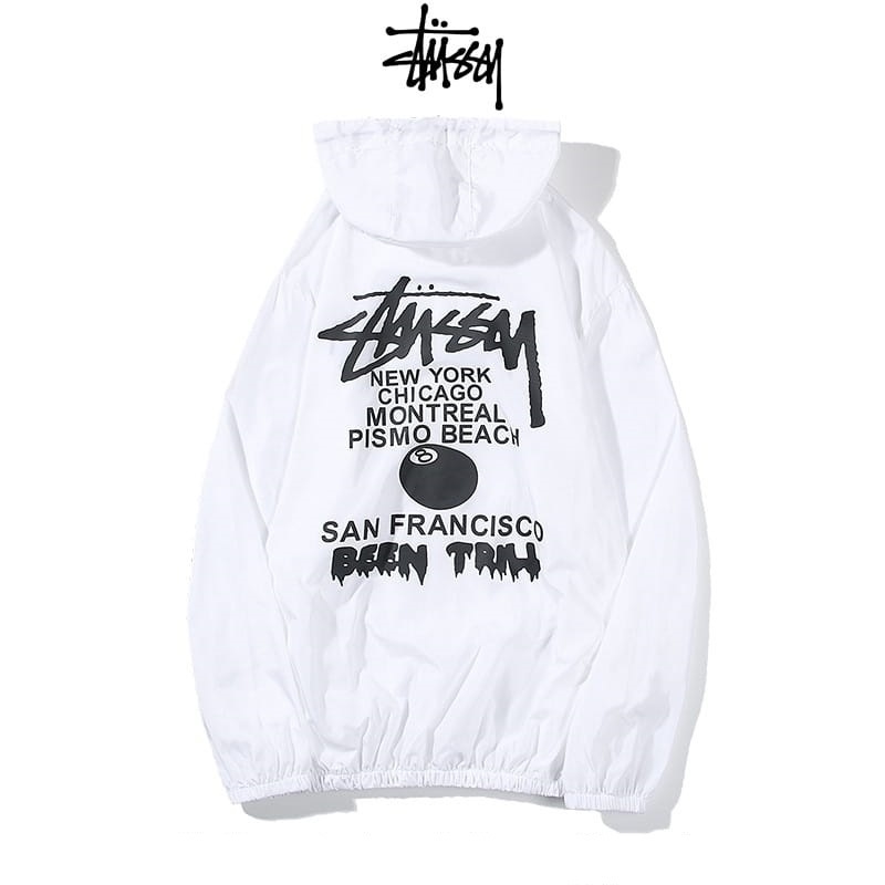 jaqueta stussy colorful windbreaker