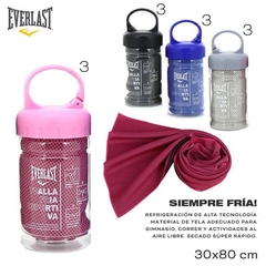 BOTELLA TOALLA FRÍA GRIS - comprar online