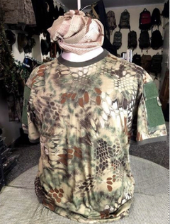 Combat Shirt Invictus con velcro Green Snake