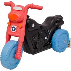 Moto Chopera Infantil Andarin Negro-Rojo Pata Pata