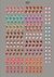 Adesivos de unhas Cartelão 3D florzinhas coloridas Ref:291