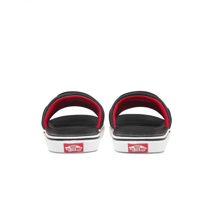 CHINELO VANS MN ULTRACUSH SLIDE-ON (CHECKERBOARD) BLACK/TRUE WHITE |  VN0A3WLE5GU