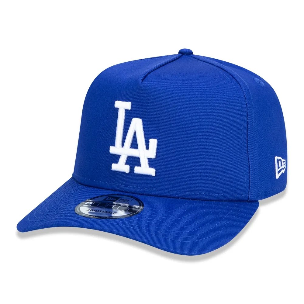 BONE NEW ERA 9FORTY A-FRAME MLB LOS ANGELES DODGERS AZUL (BLUE TEAM COLOR)  | MBPERBON425