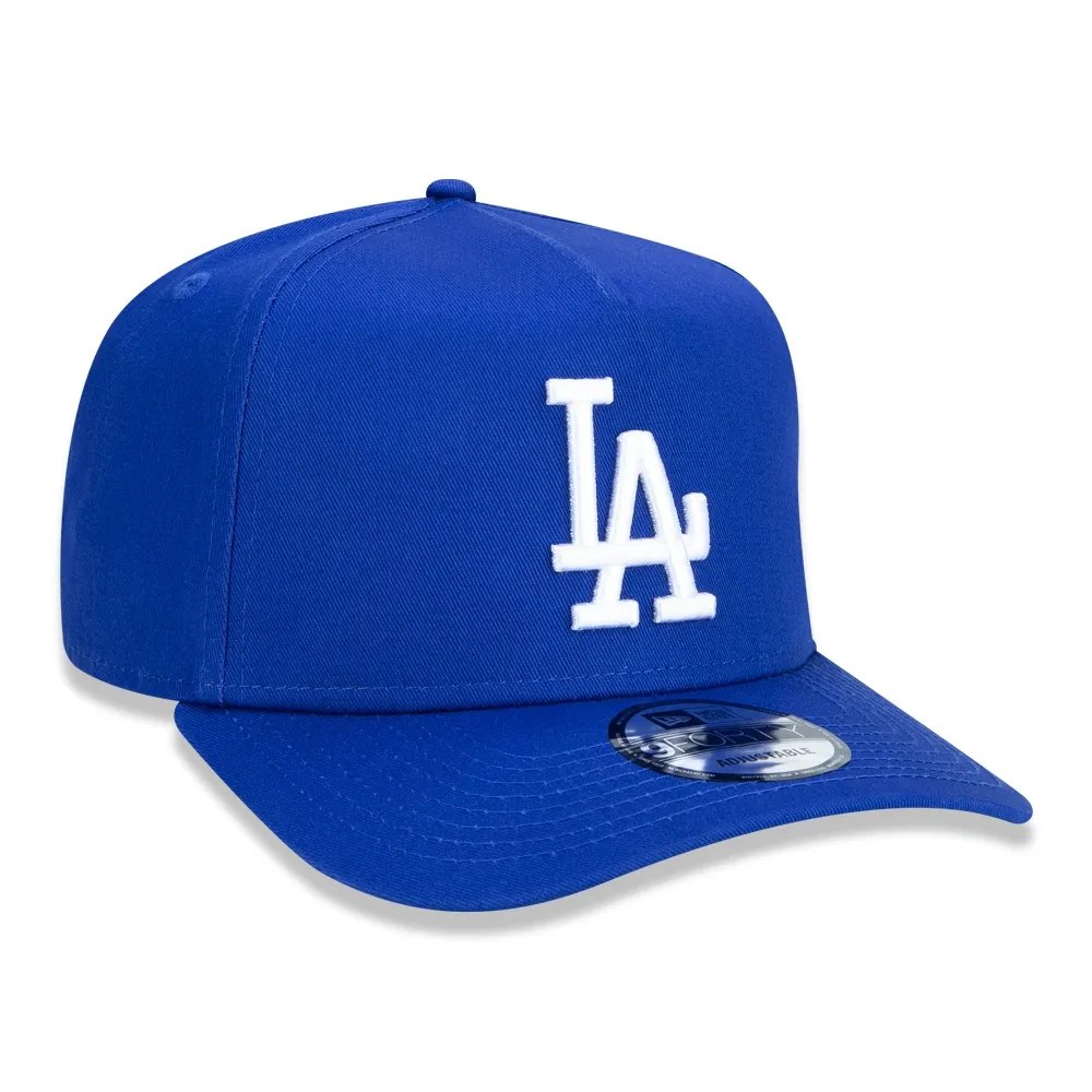 BONE NEW ERA 9FORTY A-FRAME MLB LOS ANGELES DODGERS AZUL (BLUE TEAM COLOR)  | MBPERBON425