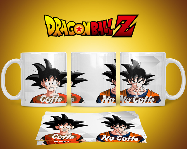 Plantillas para Tazas - Dragon Ball Z Modelo 3 Plantillas para Tazas - Dragon Ball Z Modelo 3