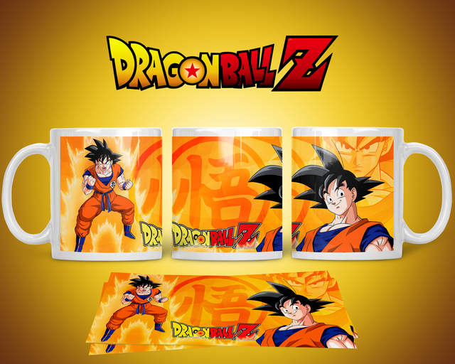 Plantillas para Tazas - Dragon Ball Z Modelo 3 Plantillas para Tazas - Dragon Ball Z Modelo 3