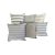 Almohadones Decorativos Tusor Set De 6 Varias Combinaciones 40x40