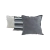 Funda para Almohadon Chenille 40x40 Premium decorativo Rayado Negro gris en internet