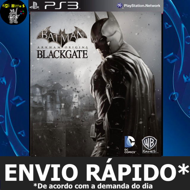 Batman Arkham Origins Blackgate Jogos Ps3 PSN Digital Playstation 3
