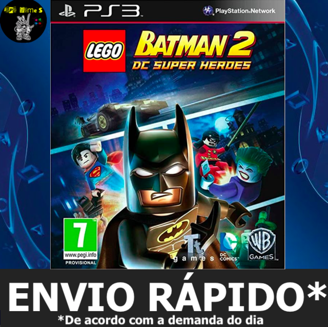 Lego Batman 2 Dc Super Heroes Jogos Ps3 PSN Digital Playstation 3