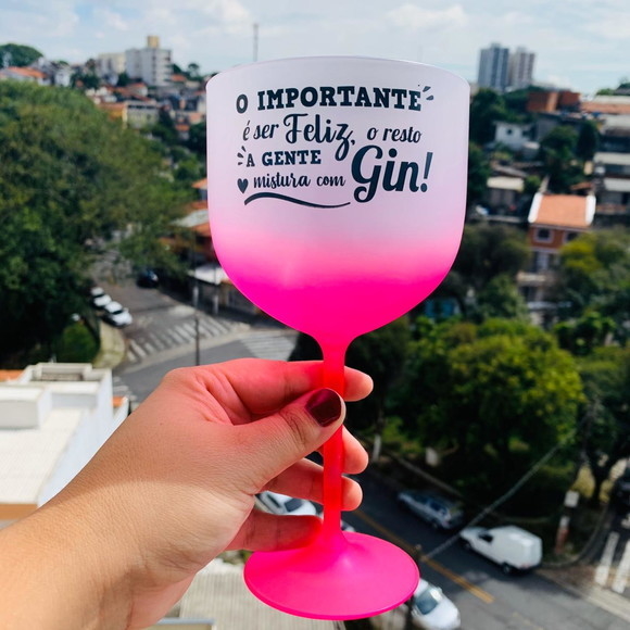 Taça de Gin Personalizada - Degradê